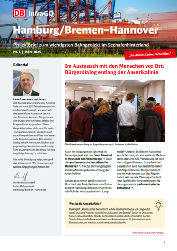 Projektbrief Nr. 1 (März 2025)
